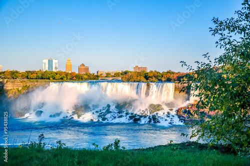 Wall Mural Niagara Falls, Aerial view, Ontario, Canada