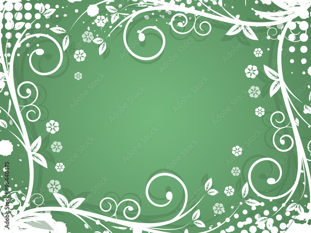 Obraz premium Natural vector background with spiral pattern, grunge and halftone effect.