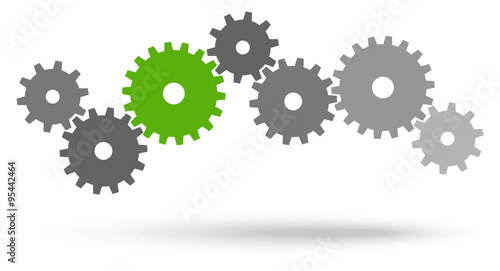  gears for cooperation symbolism