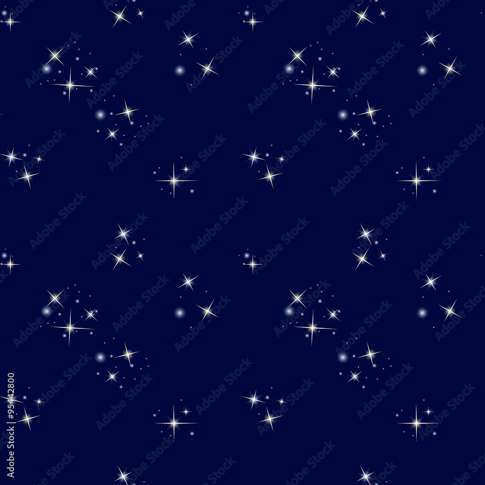 Starry sky seamless pattern Starry sky seamless pattern