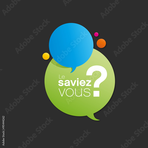 le saviez-vous? affiche marketing