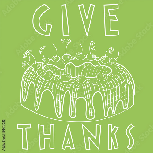 Thanksgiving day & Cake