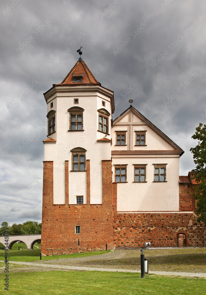 Castle in Mir. Belarus Castle in Mir. Belarus