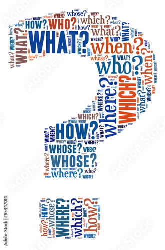 Question mark illustration concept