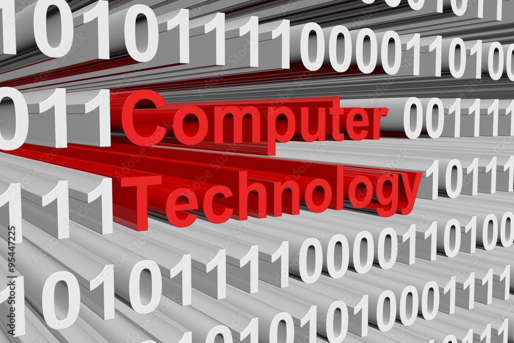 computer technology is presented in the form of binary code
