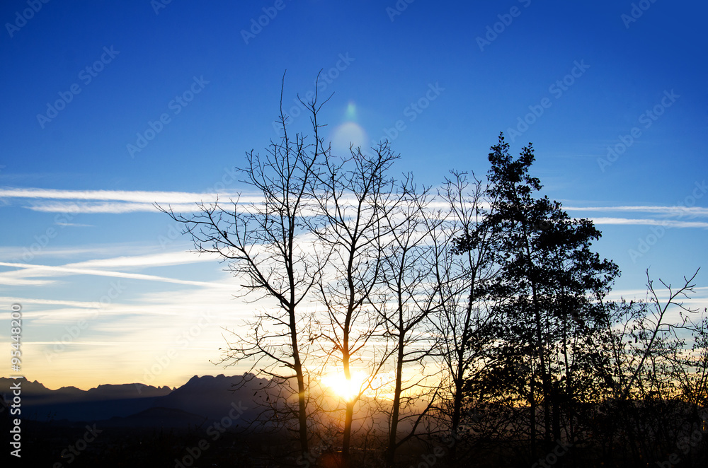 Obraz premium Sonnenuntergang