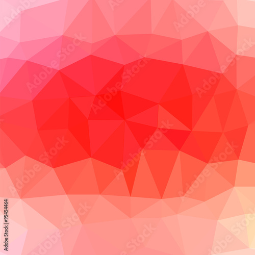 Red Polygonal Pattern