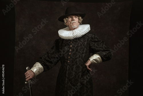 Fotografie Official portrait of historical governor from the golden age