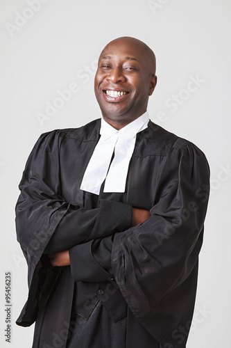 Happy smiling lawyer photo