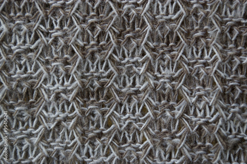 Knitted material close up