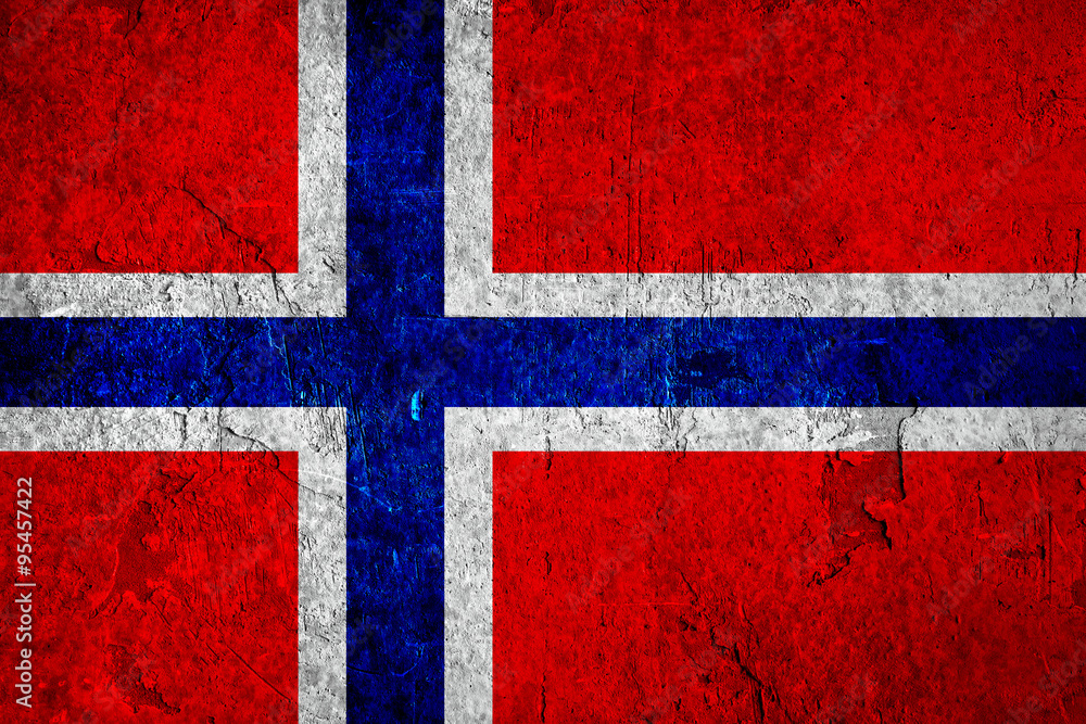 Grunge texture flag of Norway country Grunge texture flag of Norway country