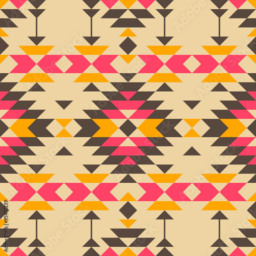 Native american style seamless pattern