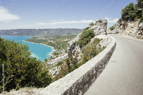 Gole del Verdon, strada di montagna 