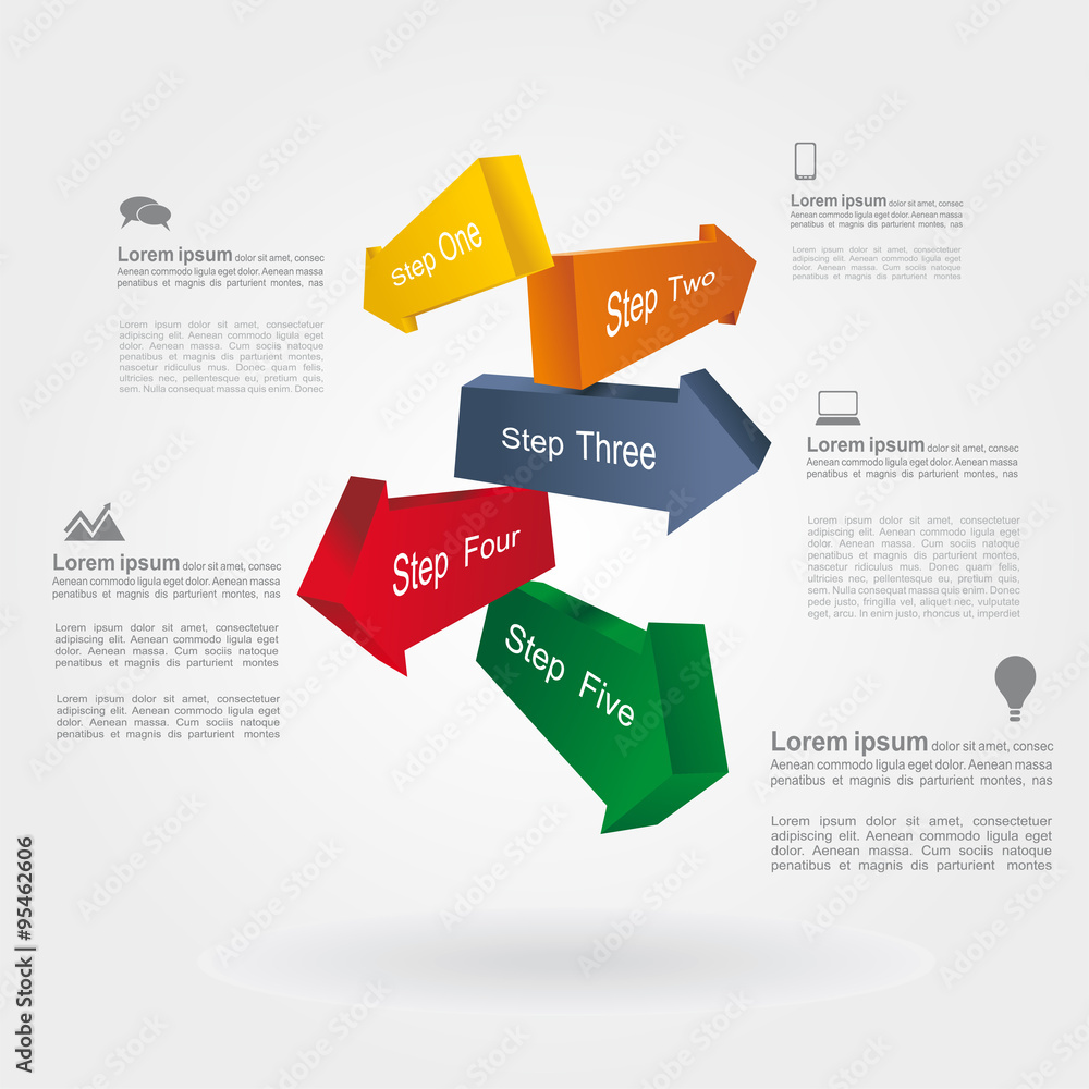 Infographic report template with place for your text. Vector Infographic report template with place for your text. Vector