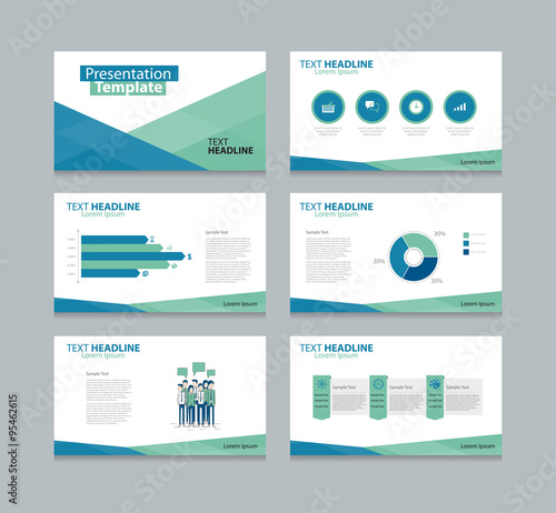 abstract vector business template presentation slides background design. two color