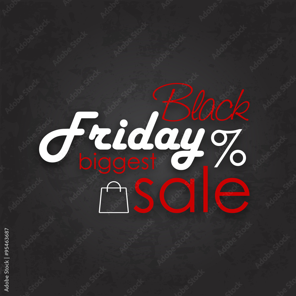 Obraz premium Black Friday Sale Calligraphic Designs 