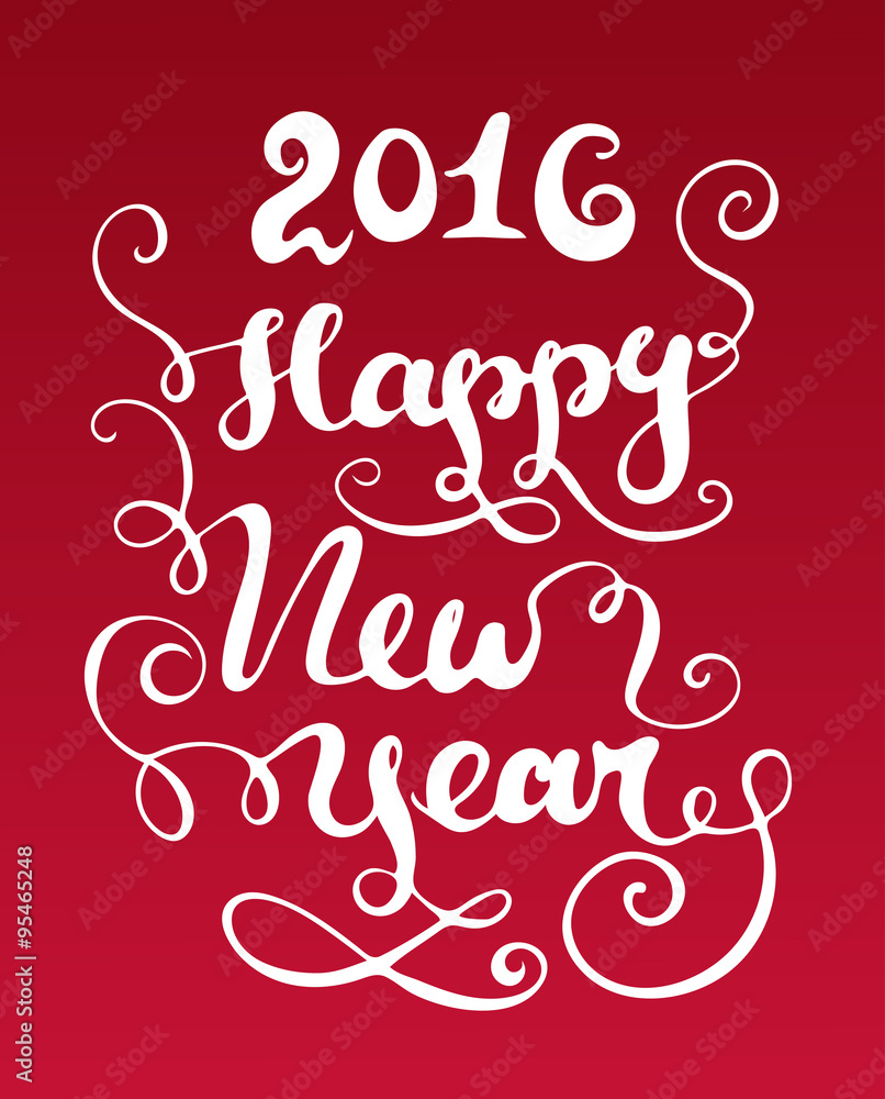 Happy new year card