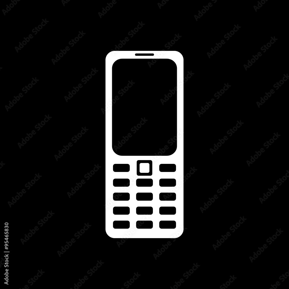 The phone icon. Cellphone symbol. The phone icon. Cellphone symbol.