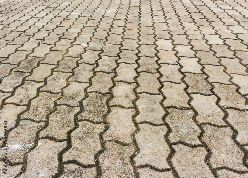 Cement brick floor background Cement brick floor background