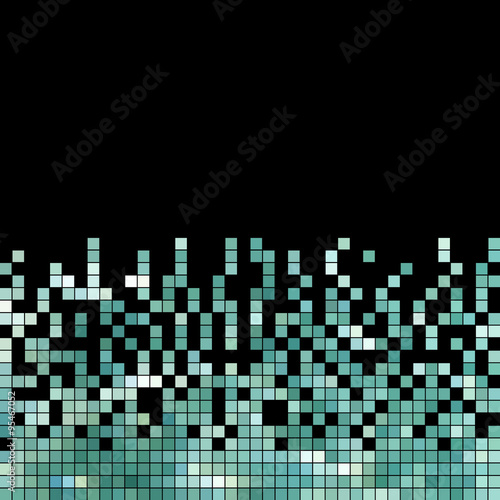 abstract vector square pixel mosaic background