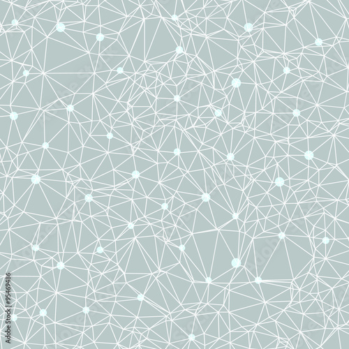 Beautiful polygonal constellation vector illustration of a starry night