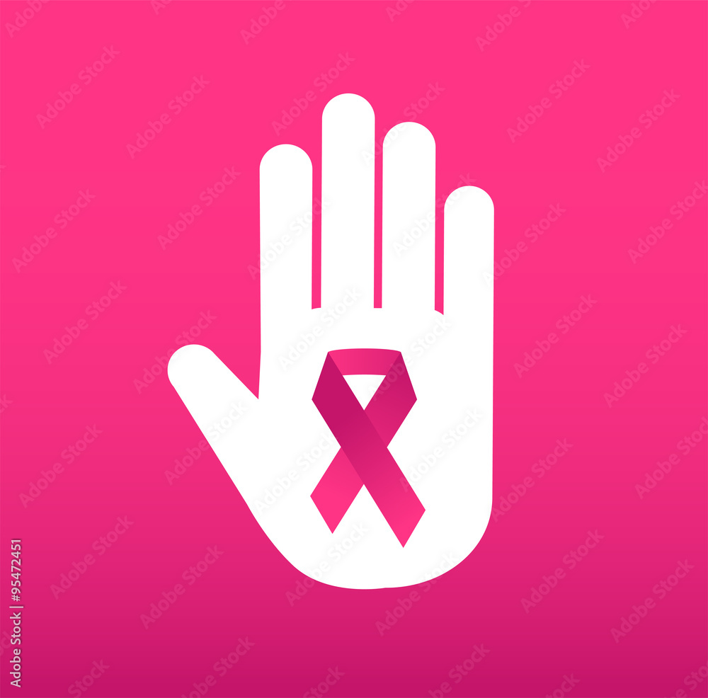Stop cancer medical logo icon concept. Stop cancer medical logo icon concept.