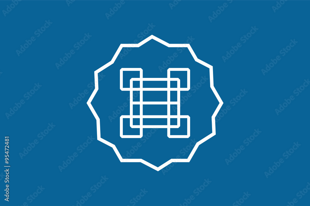 Arabic logo vector abstract monogram template Arabic logo vector abstract monogram template