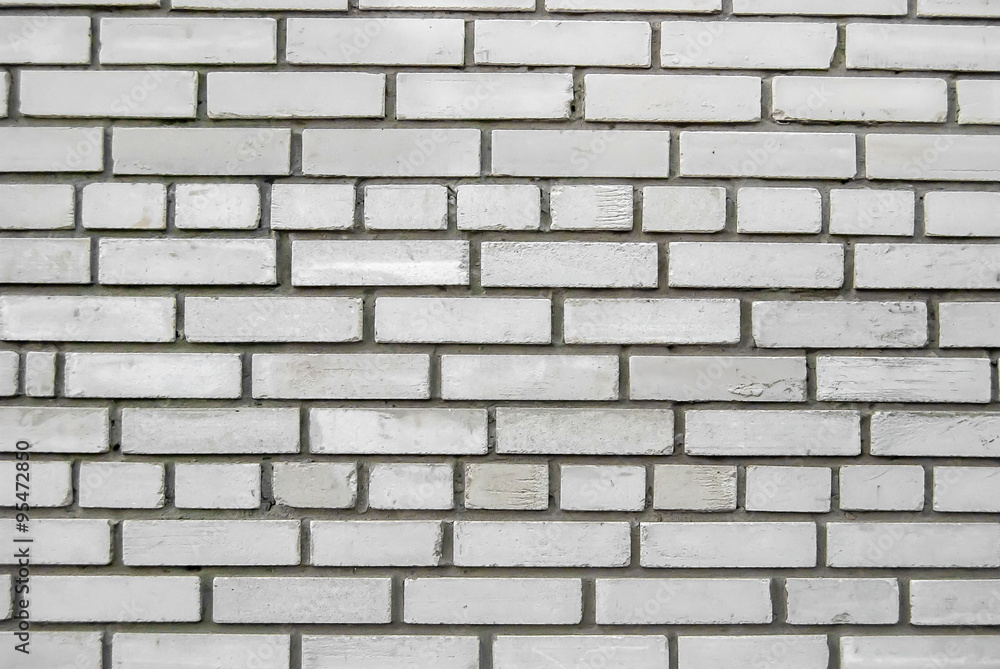 white brick wall texture