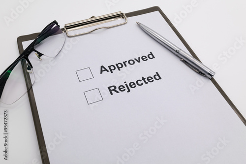 Wallpaper Mural pen over document, select Approved or Rejected. Torontodigital.ca