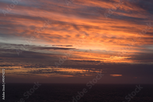 Beautiful Sunset over Ocean