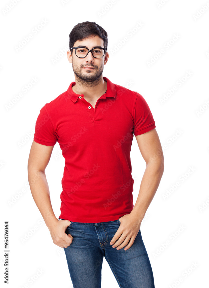man wearing glasses man wearing glasses
