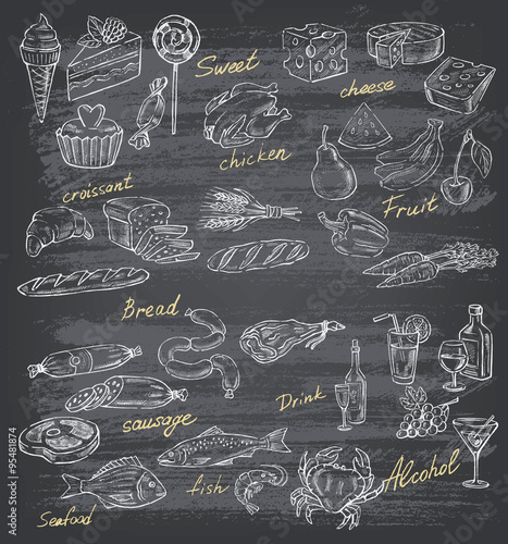 illustration of food