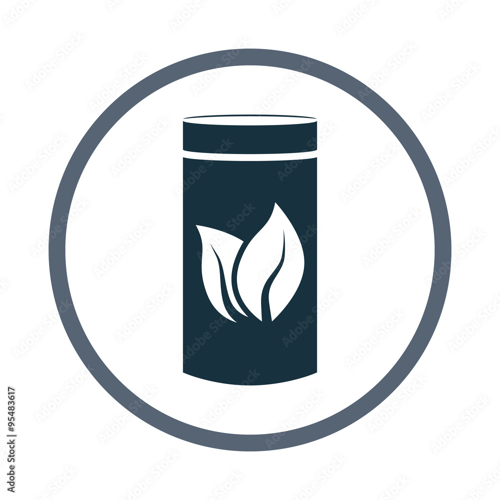 Bank of tea icon