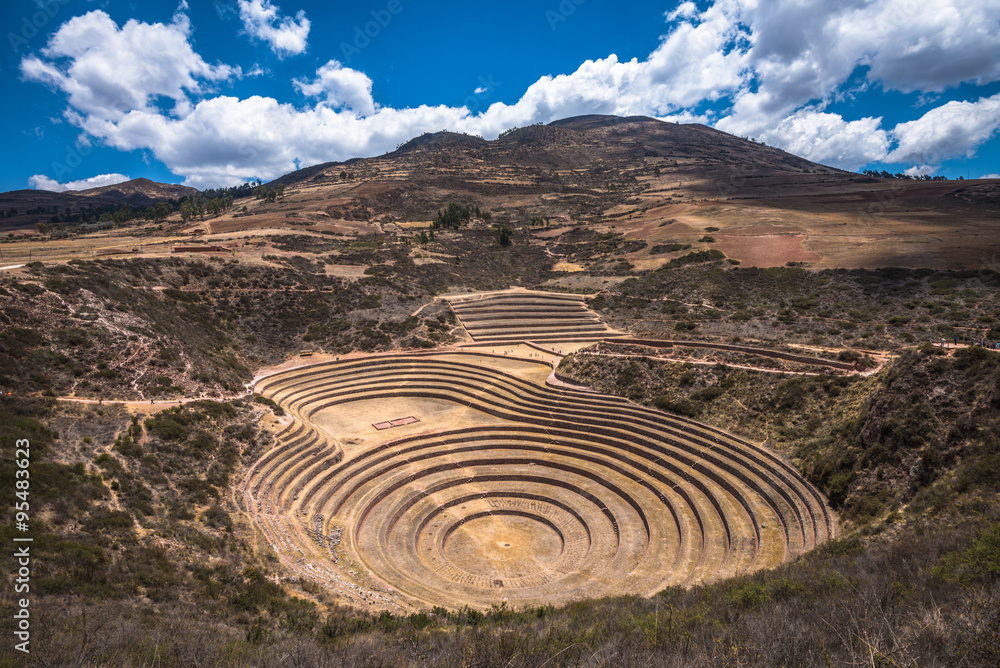 Moray, an archaeological site near Cusco, Peru