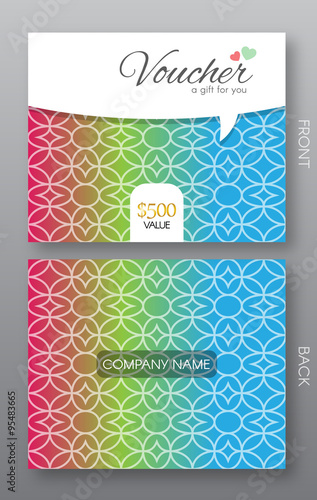 Modern Gift Voucher Template