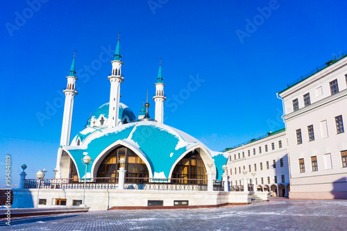 Kul Sharif  Mosque in Kazan Kremlin. Main Jama Masjid in Kazan a