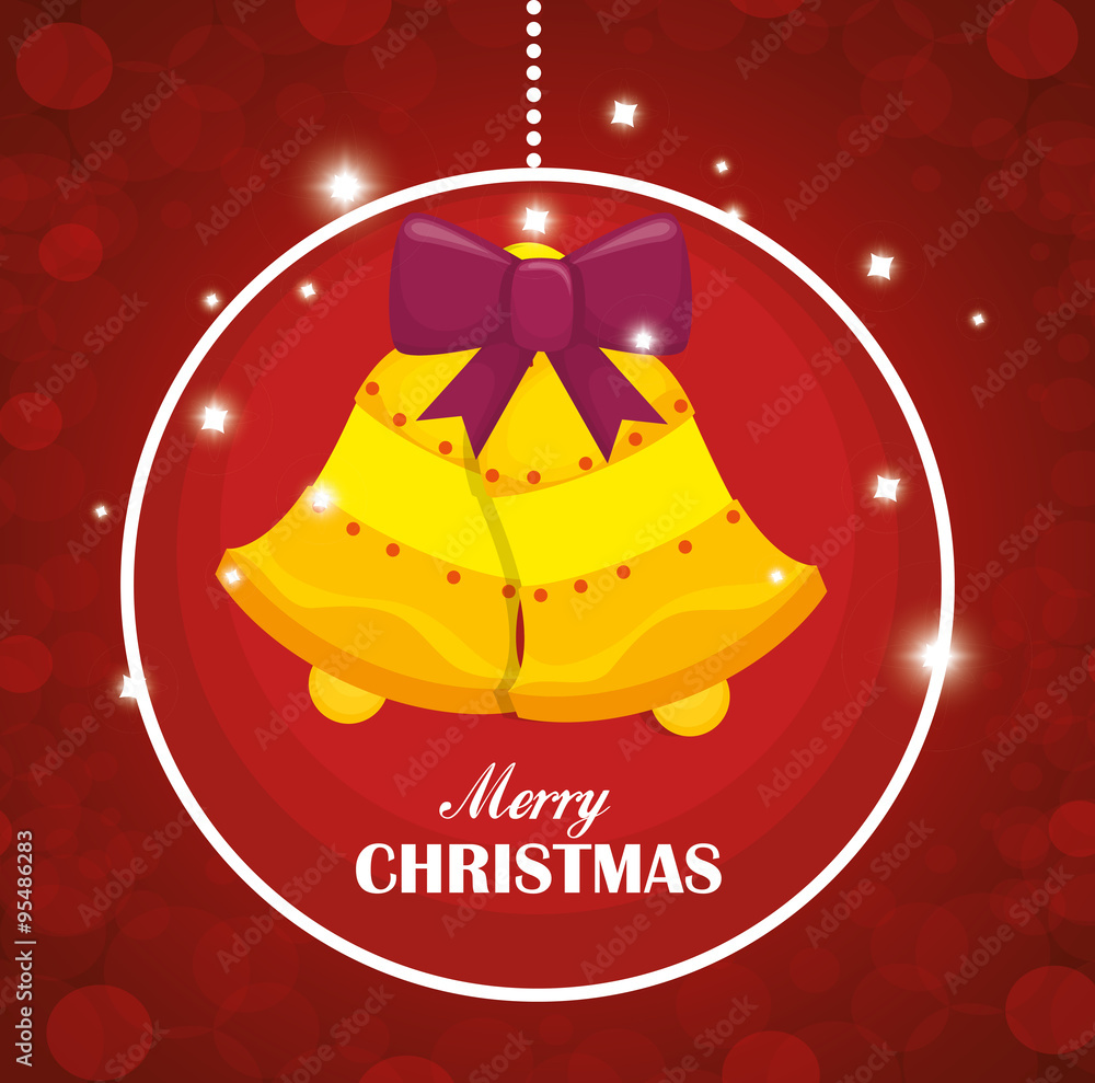 Merry christmas colorful card design Merry christmas colorful card design