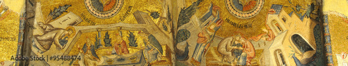 Foto golden mosaics from the Chora chapel, Istanbul