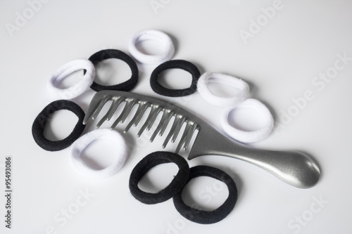 уход за волосами прическа бигуди инструменты расчески резинки