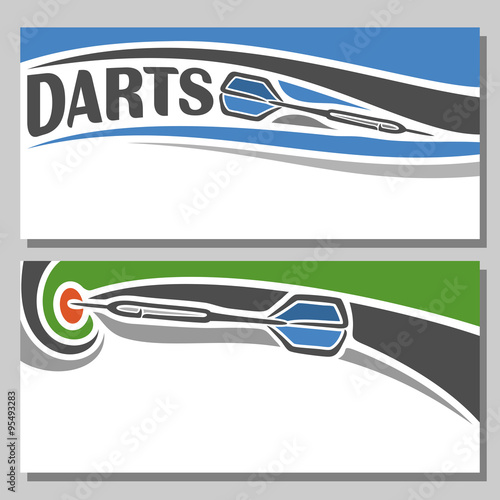 Background images for text on the theme of  darts