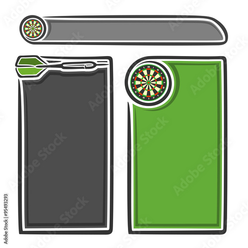 Background images for text on the theme of  darts
