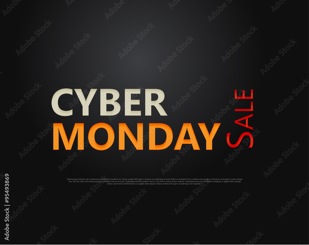 Obraz premium Cyber Monday sale