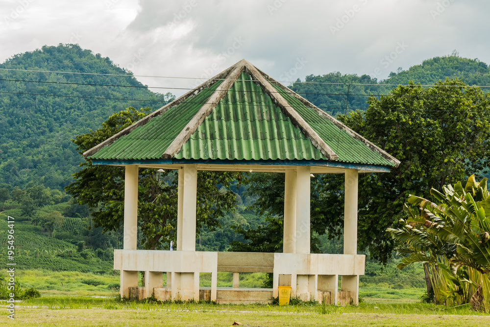 the pavilion