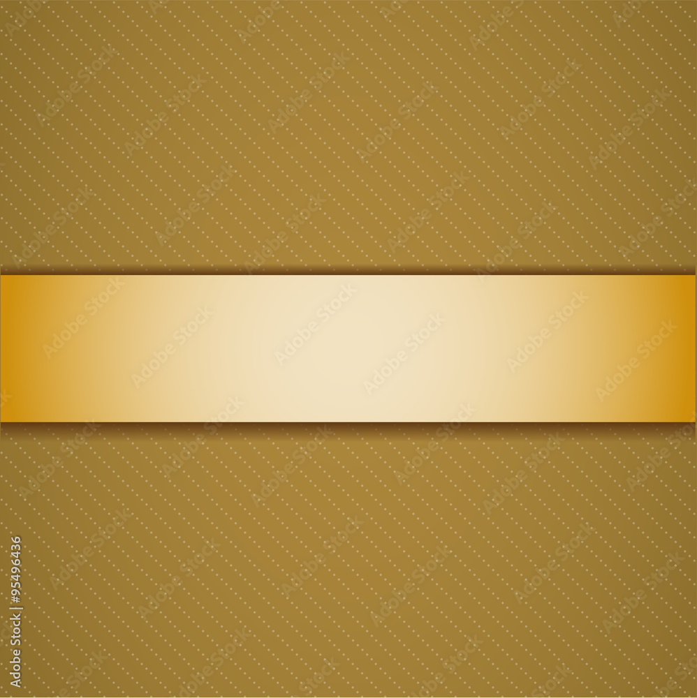 Fototapeta premium Background with golden ribbon.