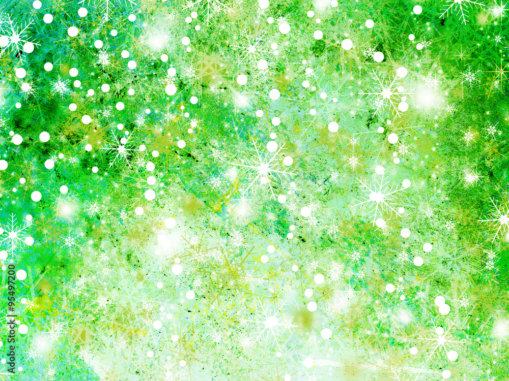 Obraz premium christmas background with snowflakes in winter
