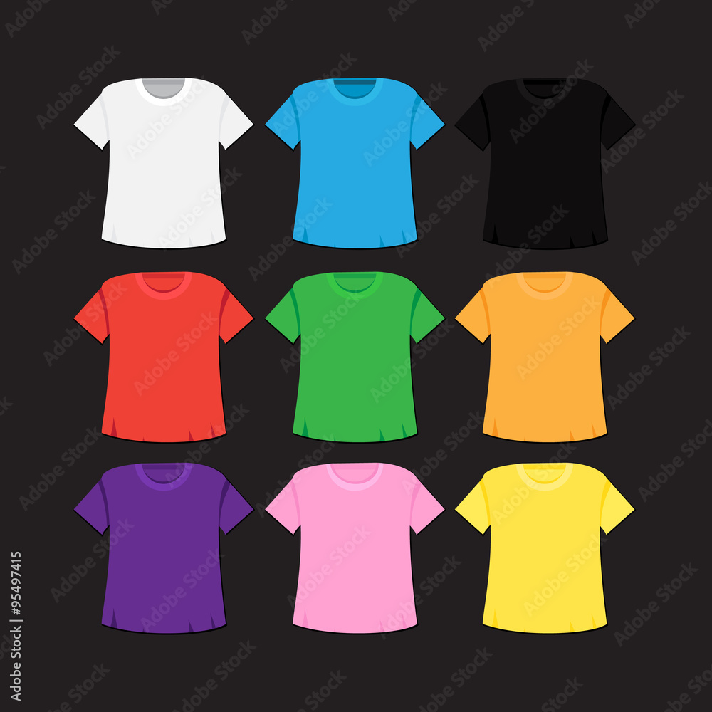 T-shirt template and mockup T-shirt template and mockup