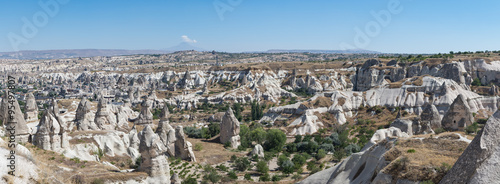Cappadocia panorama landscape in a sunny day , Turkey
