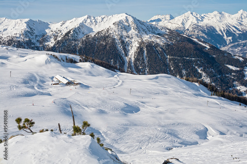 Swiss Alps in winter photo