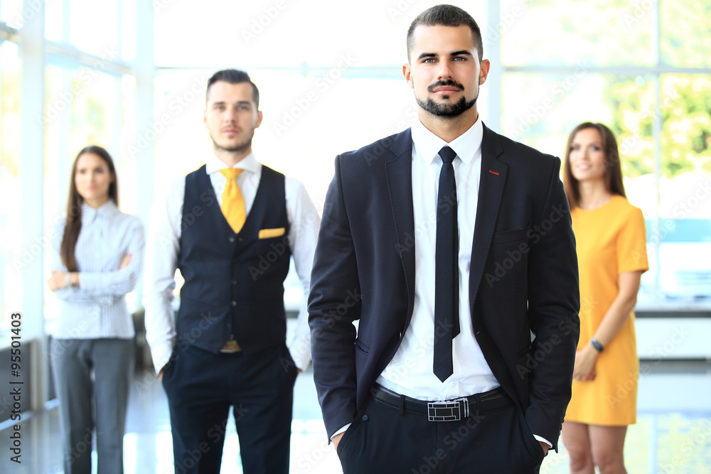 Group portrait of a professional business team Group portrait of a professional business team