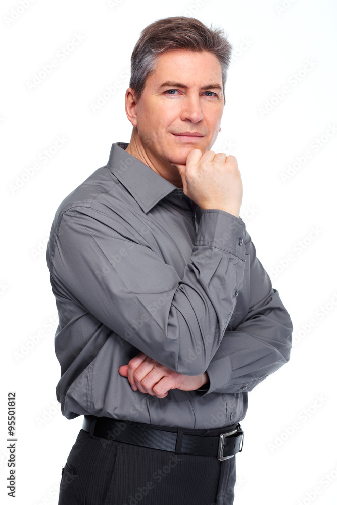 Serious businessman. Serious businessman.